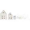 Svetelná LED reťaz s domčekmi výška 20 cm Star Trading Plain - biely #2
