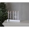 Adventný svietnik výška 32 cm Star Trading Vind - biely #5