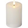 Vosková LED sviečka s časovačom výška 12,5 cm Star Trading Flamme Flow - biela #2