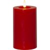 Vosková LED sviečka s časovačom výška 15 cm Star Trading Flamme Flow - červená #2