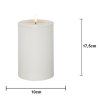 Vosková LED sviečka s časovačom výška 17,5 cm Star Trading Flamme Flow - biela #10