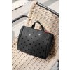 Toaletná taštička Reisenthel Toiletbag XL Glossy dots black #9