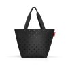 Nákupná taška cez rameno Reisenthel Shopper M Glossy dots black