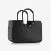 Nákupná taška Reisenthel Loopshopper L Frame Glossy dots black #4