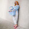 Nákupný košík Reisenthel Carrybag Frame Twist powder blue #2