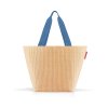 Nákupná taška cez rameno Reisenthel Shopper M Raffia blue