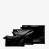 Taštičky na zips 3 ks LOQI LMETALLIC Black