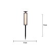 Solárne LED osvetlenie výška 73 cm Star Trading Bollard Pathy - čierne #7