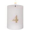 Sada 4 ks LED sviečok Star Trading Flamme Advent - biela #6