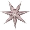 Papierová hviezda priemer 60 cm Star Trading Stripe - červená