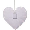 Závesné svietiace LED srdce výška 40 cm Star Trading Milla - biele #3