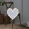 Závesné svietiace LED srdce výška 40 cm Star Trading Milla - biele #5