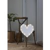 Závesné svietiace LED srdce výška 40 cm Star Trading Milla - biele #7