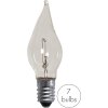 Súprava 3 ks náhradná LED žiarovka E10 a 34V Star Trading Spare Bulb - číra #8