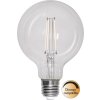 Stmievateľná LED žiarovka E27 G95 2700K Star Trading Clear White Filament - číra