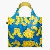 Skladacia nákupná taška LOQI TESS SMITH-ROBERTS Bad Bananas