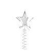 Vianočná hviezda na stromček výška 26 cm Blomus KITAI - strieborná