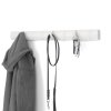 Nástenný vešiak 8 háčikov Umbra Flip - biely/biely