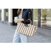 Nákupná taška Reisenthel Loopshopper M Summerstripes coffee #15