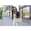 Nákupná taška Reisenthel Loopshopper M Summerstripes coffee #2