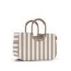 Nákupná taška Reisenthel Loopshopper M Summerstripes coffee #4