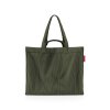 Taška cez rameno Reisenthel Softshopper Cord dark matcha