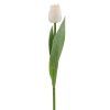 Umelý tulipán výška 35 cm Gasper - biely