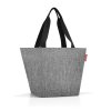 Nákupná taška cez rameno Reisenthel Shopper M Twist silver