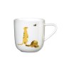 Porcelánový hrnček s uchom s motívom sarikata elvis 250 ml KIDS ASA Selection - biely