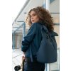 Rolovací batoh Reisenthel Rolltop backpack Herringbone dark blue #14
