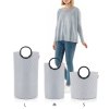 Taška/kôš na bielizeň Reisenthel Loophome M Frame Rhombus light grey #6