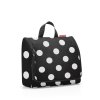 Toaletná taštička Reisenthel Toiletbag XL Dots white