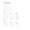 Skladací batoh Reisenthel Mini Maxi Rucksack Dots white #5