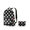 Skladací batoh Reisenthel Mini Maxi Rucksack Dots white