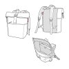 Batoh Reisenthel Rollltop Backpack Herringbone sand #6