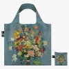 Skladacia nákupná taška LOQI VINCENT VAN GOGH Flower Pattern Blue #3