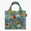 Skladacia nákupná taška LOQI VINCENT VAN GOGH Flower Pattern Blue #4
