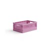 Skladacia prepravka mini Made Crate - soft fuschia