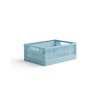 Skladacia prepravka midi Made Crate - crystal blue