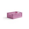 Skladacia prepravka midi Made Crate - soft fuchsia