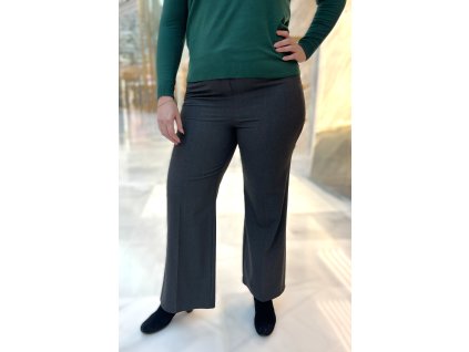 Guzella formální kalhoty šedé, PES/VISC, Turecko