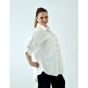 Oversized bílá casual košile