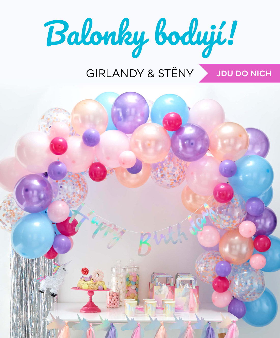 balonkové dekorace