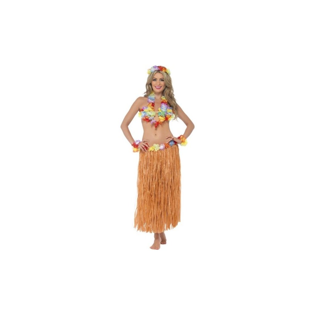 Sada Hawai pro dámy se stylovou dlouhou sukní