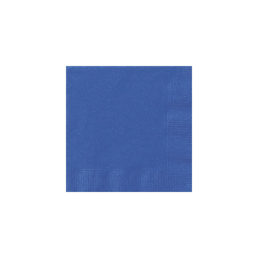 Ubrousky papírové královsky modré 33x33cm 20ks