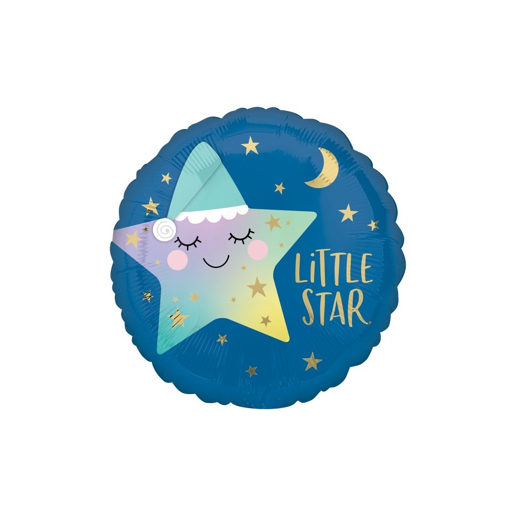 Balónek fóliový Little Star Hvězdička 45 cm