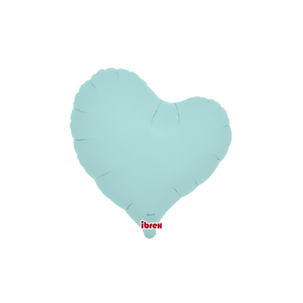 Balónek fóliový Křivé srdce sv.modré 35 cm 5 ks