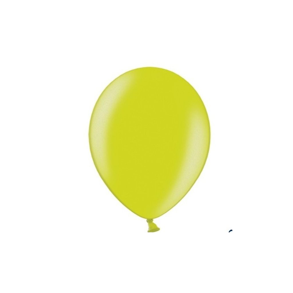 Balónek latexový Strong metalický pastelově zelený 30 cm 1 ks