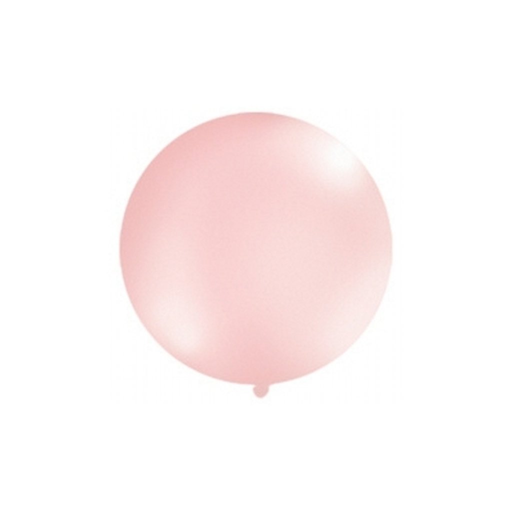 Balón kulatý obří z přírodního latexu o průměru 1 m růžový