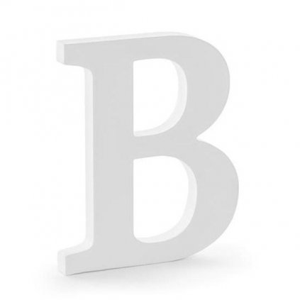 Písmenko stojací dřevěné 20cm "B" 1ks